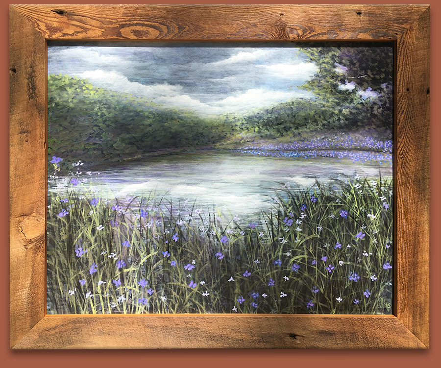 John Kearns painting: Spring Marshes